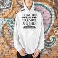 I Love You To The Book Store And Back Literary Valentine Day Men Hoodie