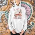 All I Need Is Books And Cats Valentines Day Reading Bookworm Men Hoodie