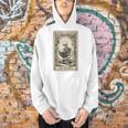 Occult Reader Tarot Card Book Lover Skeleton Reading Men Hoodie
