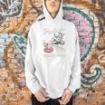 Poolside Reading Club Books Flamingo Swim Pool Inflatable Men Hoodie Poolside Reading Club Books Flamingo Swim Pool Inflatable Men Hoodie