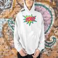 Pow Retro Comic Book Art Superhero Bubble Premium Men Hoodie