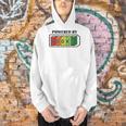 Powered By Books Bookworm Librarian Reading Men Hoodie