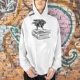 Raven Crow Book Aesthetic Dark Academia Bookworm Men Hoodie Raven Crow Book Aesthetic Dark Academia Bookworm Men Hoodie