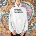 Read Books Lift Weights Fight Fascists Reading Activism Men Hoodie