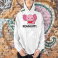 Readalotl Love Axolotls Reading Books And Axolotls Men Hoodie
