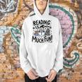 Reading Is Snow Much Fun Winter Bookworm Loves Reading Book Men Hoodie
