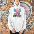 Readsolotl Cute Axolotl Reading Book Kawaii Pink Aesthetic Men Hoodie