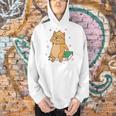 Sabre-Toothed Tiger Loves Books Wildcat Men Hoodie