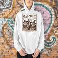 Salem Book Club Bookish Halloween Retro Salem Witch Book Men Hoodie