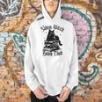 Salem Witch Book Club Bookish Retro Halloween Cat Men Hoodie Salem Witch Book Club Bookish Retro Halloween Cat Men Hoodie