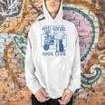 Sarcastic Anti Social Book Club Cat Skull Book Lover Men Hoodie Sarcastic Anti Social Book Club Cat Skull Book Lover Men Hoodie