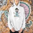 Snowman Book Stack Librarian Book Lover Christmas Men Hoodie Snowman Book Stack Librarian Book Lover Christmas Men Hoodie