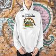 Sorry I'm Reading Calico Cat Book Lover Men Hoodie