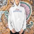 Stay Bookish Retro Varsity Librarian Book Reader Men Hoodie