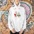 Tis The Season To Read Christmas Reindeer Book Reading Fan Men Hoodie