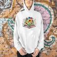 Unearth A Story Summer Reading 2026 Flower Butterfly Book Premium Tri-Blend Men Hoodie