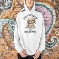 Vintage Easily Distracted By Dogs And Books Puppy Art Lover Men Hoodie