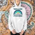 Vintage Retro Style Rainbow Take a Look It's In a Book Read Men Hoodie Vintage Retro Style Rainbow Take a Look It's In a Book Read Men Hoodie