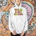 Wild About Reading Book Animal Teacher Children's Book Lover Men Hoodie Wild About Reading Book Animal Teacher Children's Book Lover Men Hoodie