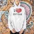 Women's Clifford The Big Red Dog I Heart Clifford Childrens Books Men Hoodie Women's Clifford The Big Red Dog I Heart Clifford Childrens Books Men Hoodie