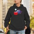 Anglerfish Reading Book Men Hoodie