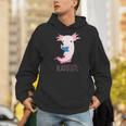 AXOLOTL Reads a Book READOLOTL Bookworm Axolotl Men Hoodie