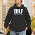 BILF Books I'd Like To Finish Humorous Book Lover Pun Men Hoodie BILF Books I'd Like To Finish Humorous Book Lover Pun Men Hoodie