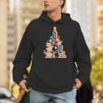Booklovers Christmas Book Tree Men Hoodie