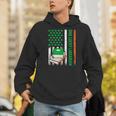 Books US American Flag One Lucky Librarian St Patrick's Day For Women Kids Men Men Hoodie