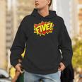 Boy Five Superhero Comic Book Hero 5th Birthday Boy 5 Years Men Hoodie Boy Five Superhero Comic Book Hero 5th Birthday Boy 5 Years Men Hoodie