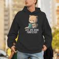 Cats And Books Purrfection Book Lover Book Nerd Librarian Men Hoodie Cats And Books Purrfection Book Lover Book Nerd Librarian Men Hoodie