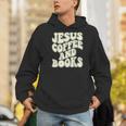 Christian Book Lover Coffee And Jesus Faith Reading Men Hoodie