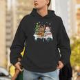 Christmas Tree Snowman Reindeer Book Stack Librarian Men Hoodie Christmas Tree Snowman Reindeer Book Stack Librarian Men Hoodie