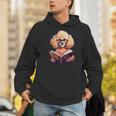 Cute Dog Poodle Reading Book Men Hoodie