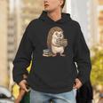 Cute Hedgehog Classics Stories Knowledge Fiction Reading Men Hoodie