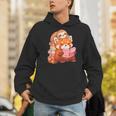 Cute Red Panda Reading Book Sloth Kawaii Animal Men Hoodie