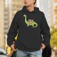 Dinosaur Librarian Book Lover Reading Brontosaurus Men Hoodie Dinosaur Librarian Book Lover Reading Brontosaurus Men Hoodie