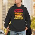 Dogs Books And Coffee Dog Book Reader Lover Men Hoodie