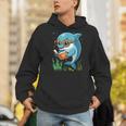 Dolphin Reading Book Matching Bookworm Librarian Books Lover Men Hoodie