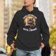 Easily Distracted By Cats And Books Librarians Bibliophiles Men Hoodie Easily Distracted By Cats And Books Librarians Bibliophiles Men Hoodie