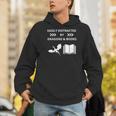 Easily Distracted By Dragon And Books Nerds Men Hoodie Easily Distracted By Dragon And Books Nerds Men Hoodie