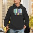 Freadom Books Reader Librarian Reading Men Hoodie
