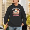 My Weekend Is Fully Booked Cute Cat Book Lover Dad Joke Men Hoodie My Weekend Is Fully Booked Cute Cat Book Lover Dad Joke Men Hoodie