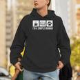 I'm A Simple Woman Tea Books & Dogs Reading Lover Men Hoodie I'm A Simple Woman Tea Books & Dogs Reading Lover Men Hoodie