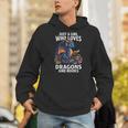 Just A Girl Who Loves Dragons And Books Men Hoodie