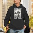 Leave Reality Enter Books Skeleton Reading Book Men Hoodie Leave Reality Enter Books Skeleton Reading Book Men Hoodie