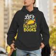 Let's Taco About Books Mexican Pun Bookworm Men Hoodie