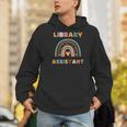 Library Assistant Funny Rainbow Reading Library Book Lover Men Hoodie