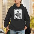 Life Is Short Buy The Book Skeleton Reading Book Men Hoodie Life Is Short Buy The Book Skeleton Reading Book Men Hoodie