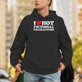 I Love Hot Fictional Characters Book Movie Game Fandom Men Hoodie